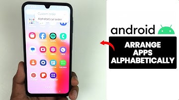 Arrange Apps Alphabetically on Android Phone | Sort Apps Alphabetically
