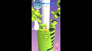 #shorts Stack Ball 3D Live 🔴 Aiming to clear 100 stages screenshot 1