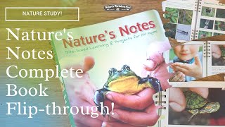 NATURE'S NOTEBOOK COMPLETE FLIP-THROUGH || NATURE STUDY FOR HOMESCHOOL