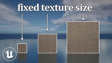 Constant Texture Size when Scaling a Mesh (Triplaner Projection) | UE5 quick tips