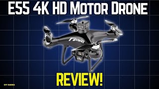 E55 4K HD Dual Camera Motor Drone Review: Worth It For Beginners?