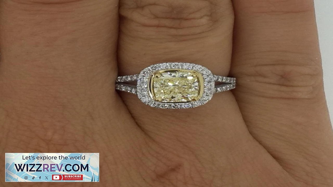 4.25 Ct Halo Split Shank Radiant Cut Diamond Engagement Ring VS2 D