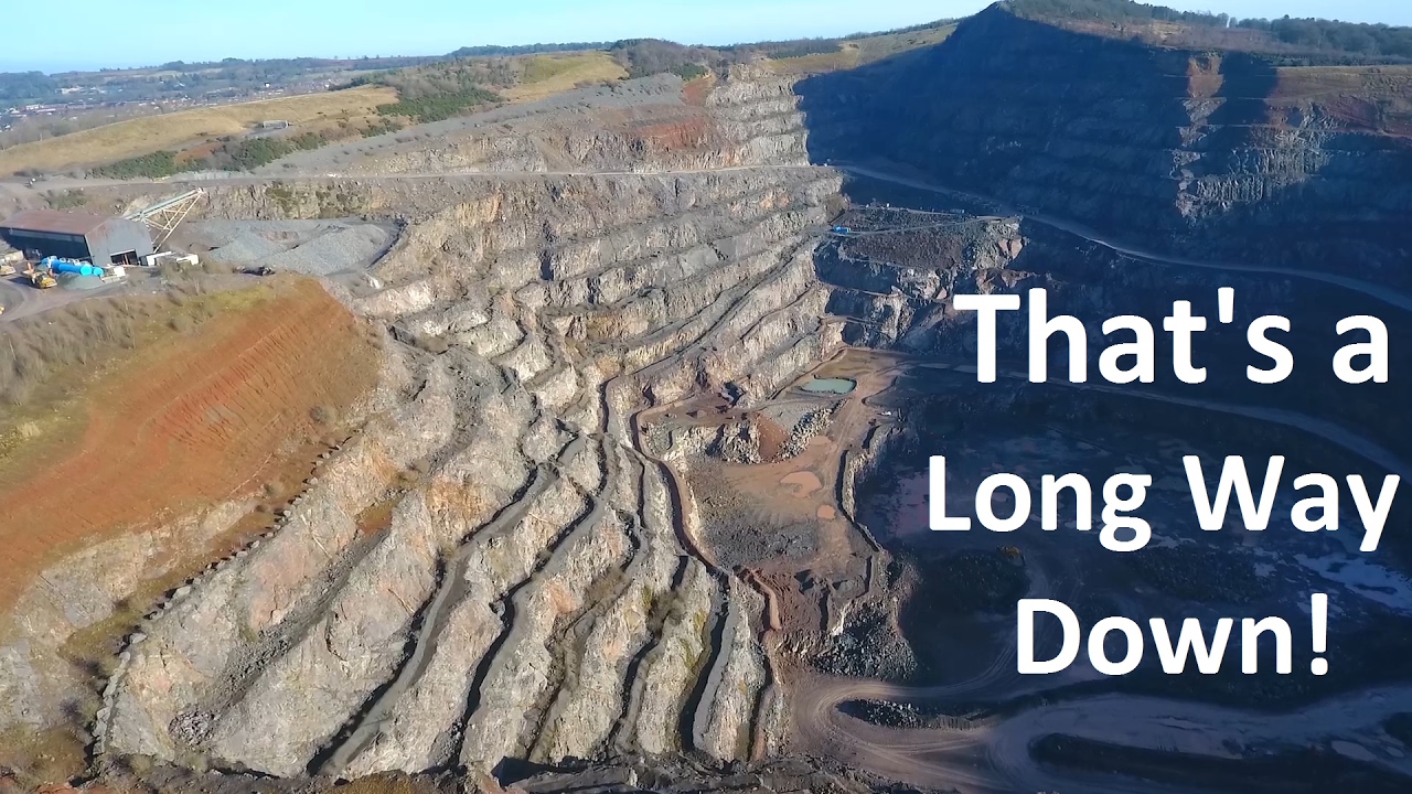 Bardon Hill Quarry Flight with DJI Phantom 4 Drone YouTube