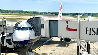 British Airways A320-200 Faro (FAO) - London Gatwick (LGW) Economy Flight [4K]