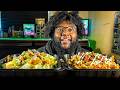 Fraziers Kitchen Mukbang 🍗 Chicken Nacho Salad + Loaded Fries… This Was CRAZY
