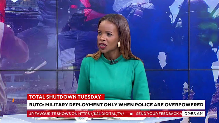 K24 TV LIVE| TOTAL SHUTDOWN TUESDAY