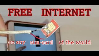 FREE... INTERNET... ON ANY SIM CARD 5G OF THE WORLD