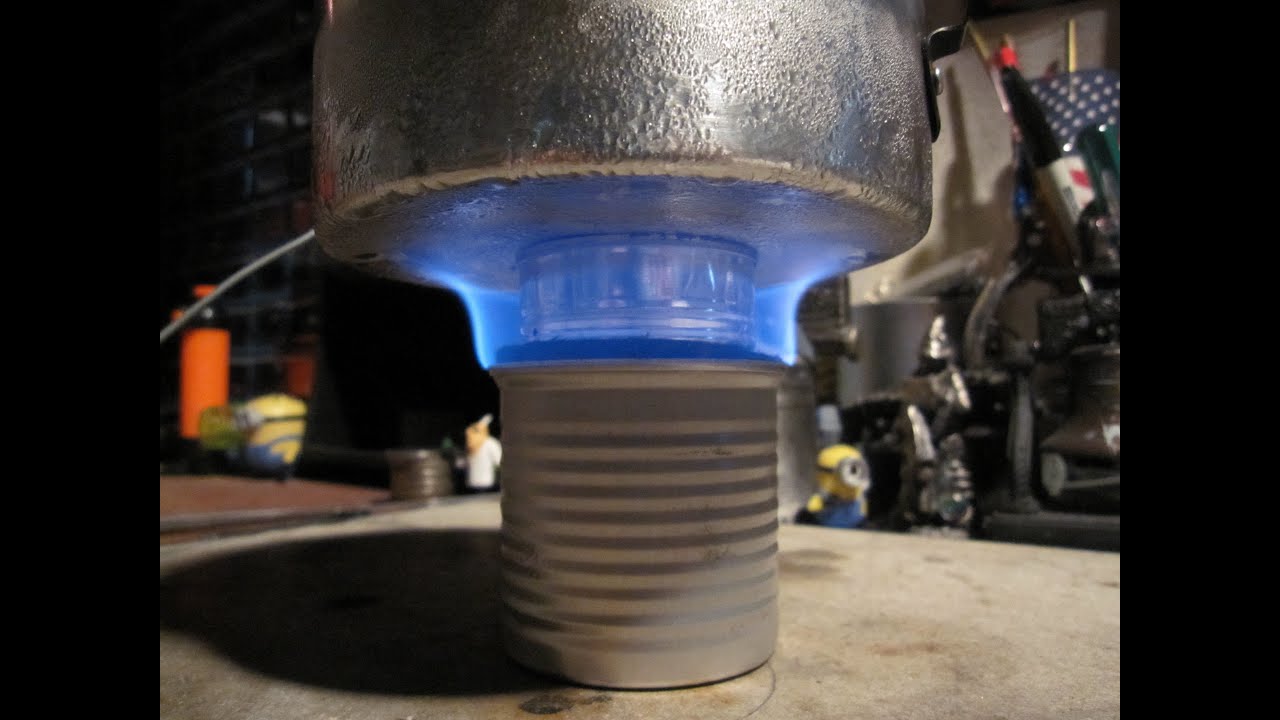 Low Pressure - Side Burner with Carbon Felt Wick - Boil Test #1 
