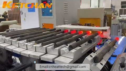 Automatic Induction Heating Equipment System for Metal Bar End