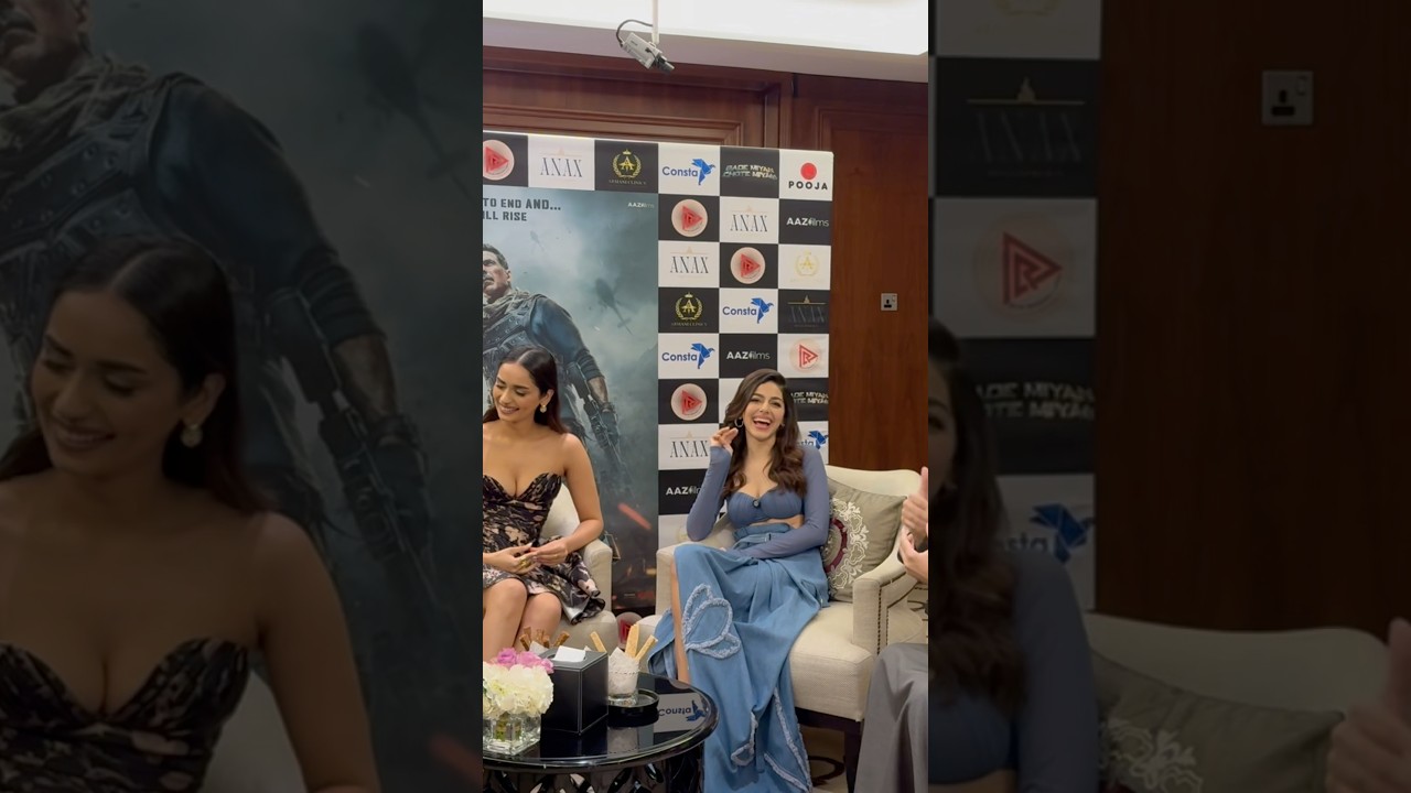 Manushi Chhillar & AlayaF Interview BTS chai with ahmed | 