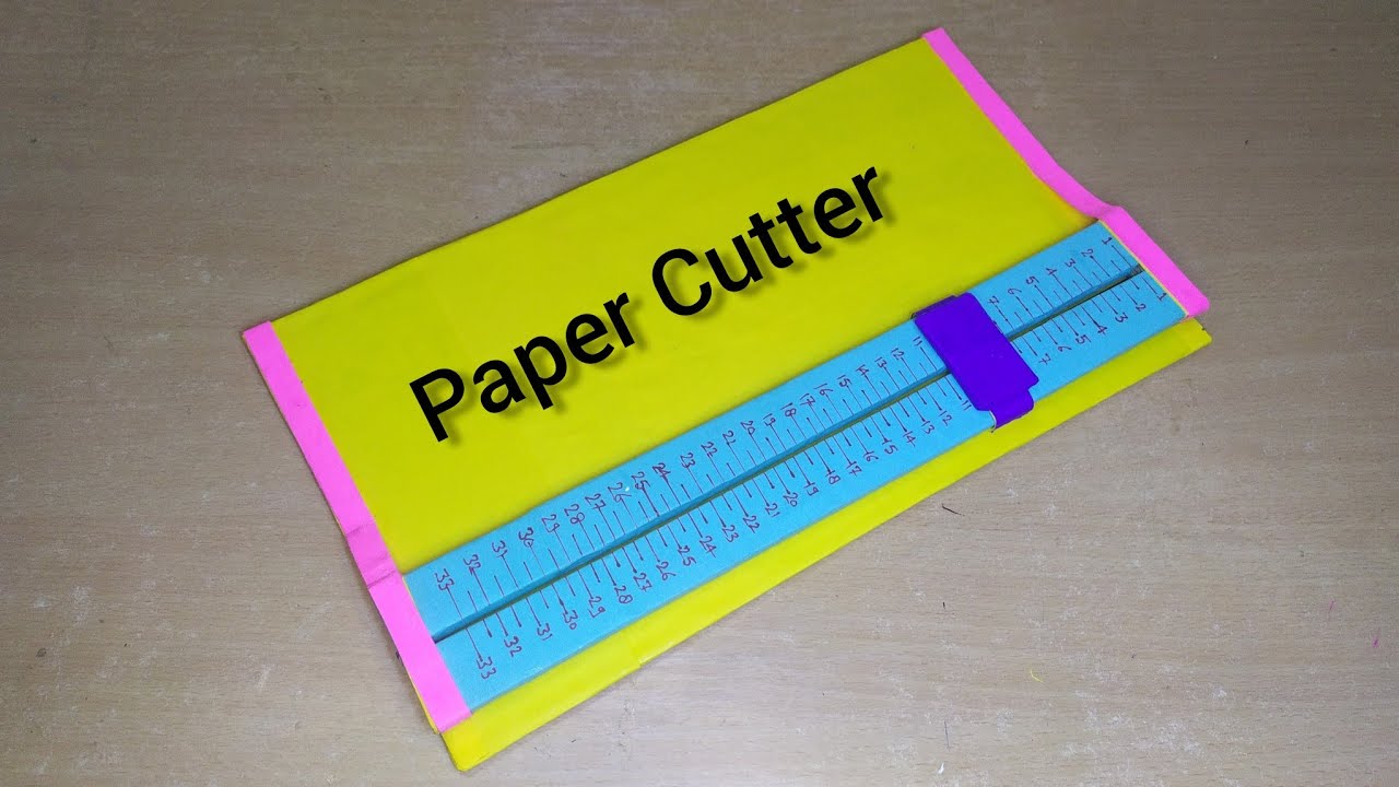 How to make paper cutter from cardboard | Paper Cutter Machine Making at home|  #papercraft 