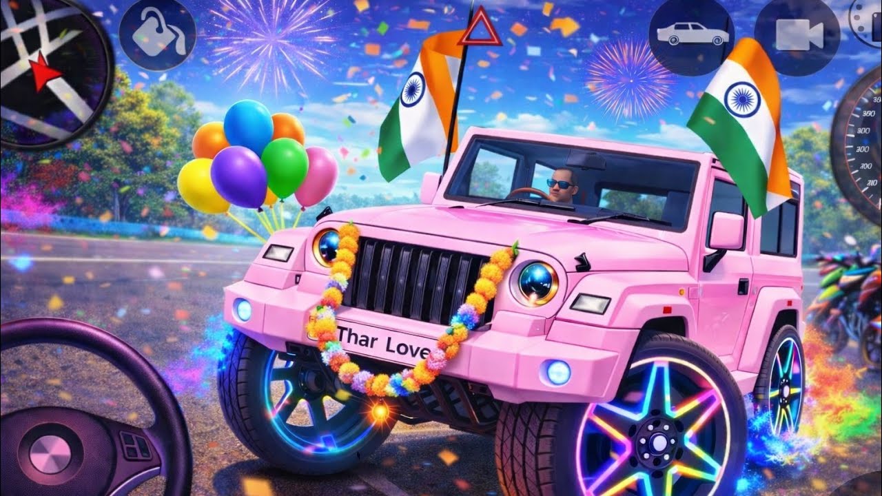 Modified Mahindra Thar Car Games: Indian Cars (Gadi Wala Game) - Car Game Android Gameplay 2026