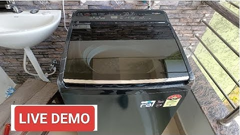 Whirlpool 8.5 kg fully automatic washing machine live demo #demo #whirlpool #washingmachine