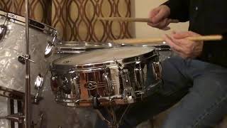 Dynamic Snare Drum Solo Chops Played On Super Rare Slingerland Super Sound King