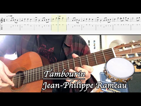 Tambourin - Jean-Philippe Rameau (Cover + TAB)