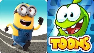 Despicable Me Minion Rush vs Om Nom Toons Cut the Rope