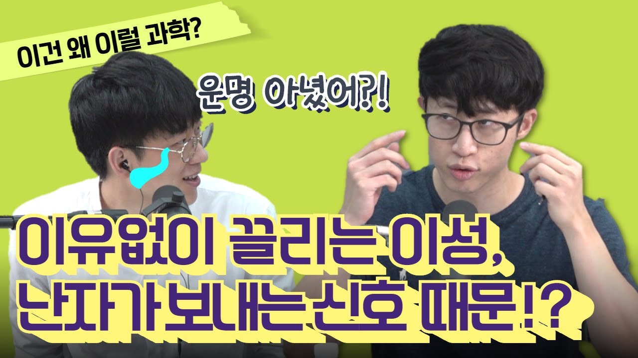 70만 유튜버 1분과학, 이성에게 이유없이 끌리는 이유는... 난자가 보낸 메시지 때문이에요!? [ 9월 9일 수요일 라이브]