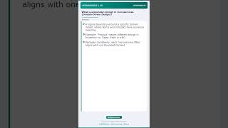 What is a bounded context in microservices (Domain-Driven Design)? | MICROSERVICES #shorts