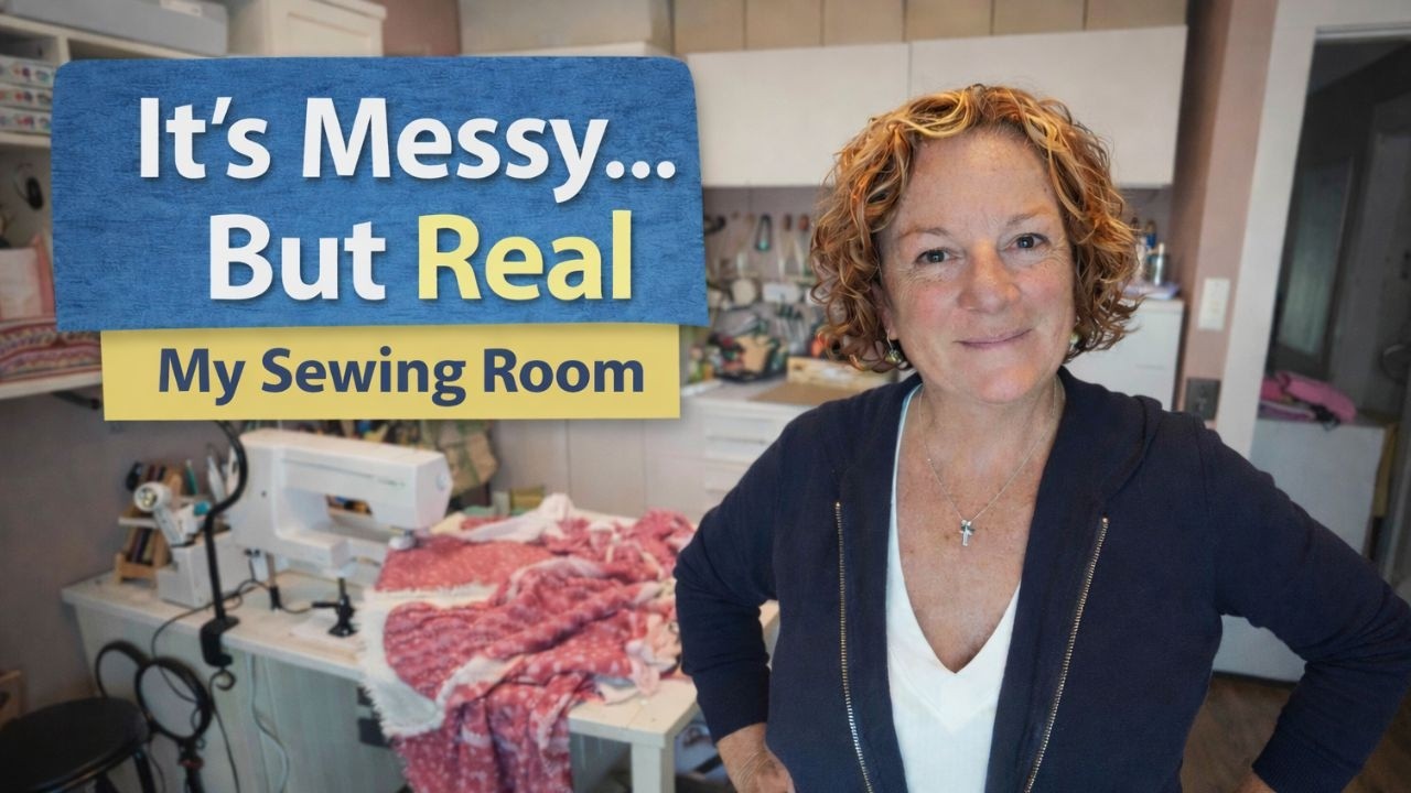 👉 “Okay… Let Me Show You My Sewing Room 😅
