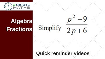 Simplifying algebra fractions by factorising - GCSE maths grade 5