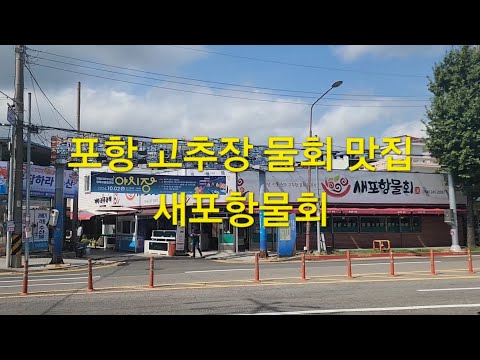 원조포항물회