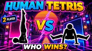 HUMAN TETRIS 1v1 PVP SHOWDOWN ⚔️ | The Ultimate Rematch! | Immersive Interactive Warm-Up #7