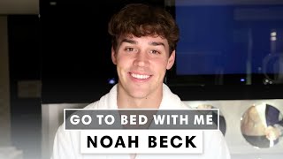 Noah Beck’s Travel Nighttime Skincare Routine | Go To Bed With Me | Harper’s BAZAAR