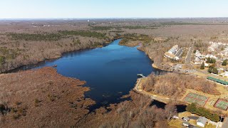 Jamesburg Park and Helmetta Pond Flyover East Brunswick NJ | 4K