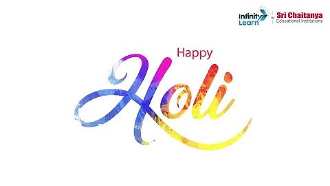 Happy Holi from Infinity Learn