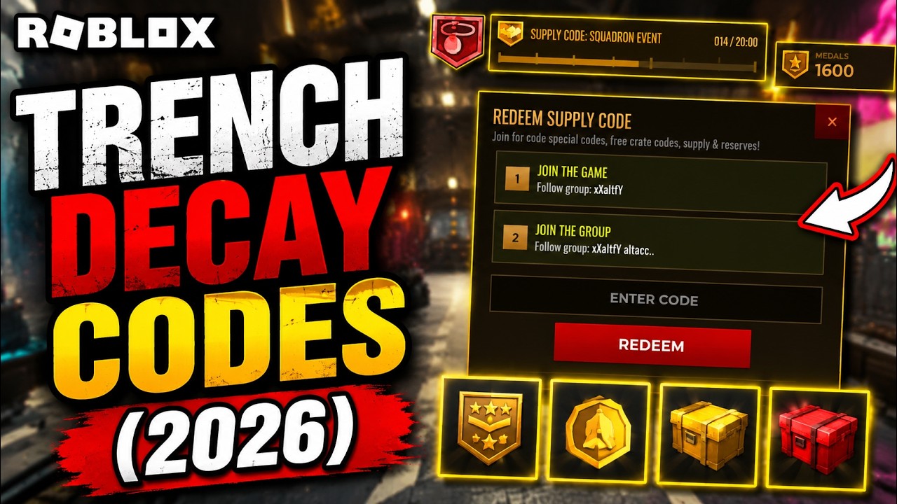 Trench Decay Codes (2026) | Roblox video cover