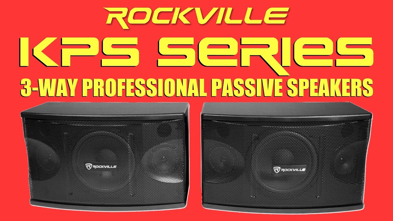 DEMO Rockville Audio KPS Series of Passive Professional Speakers