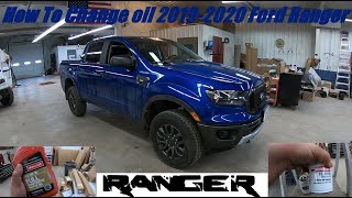 2019 Ford Ranger First Oil Change How To