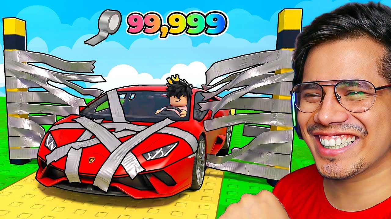SUPERCAR VS DUCT TAPE ROBLOX 😱