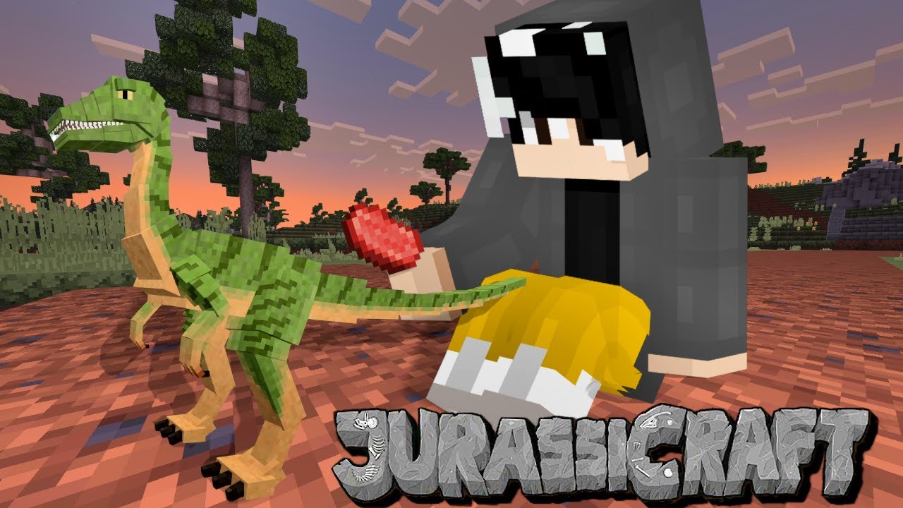 Minecraft JurassiCraft 1 DINOSAURIER 🦖, FOSSILE, DNA ALLES was