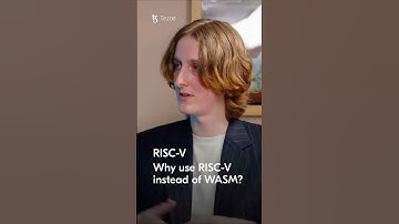 RISC-V "Why use RISC-V instead of WASM?"