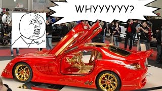 THE 11 MILLION DOLLAR UGLIEST MERCEDES BENZ MCLAREN SLR IN THE WORLD ( MUST SEEE!!!!!!! )