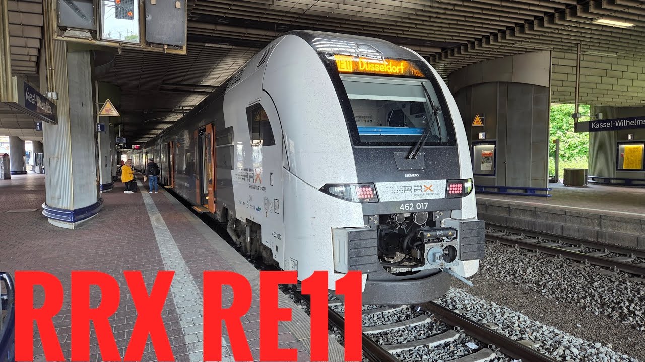 Re 11 Rrx Mitfahrt RRX RE11 Von Kassel Wilhelmshöhe nach Düsseldorf Hbf - YouTube