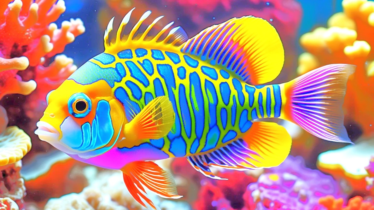 The Best 4K Aquarium - Dive Into The Mesmerizing Underwater Realm, Sea Jellyfish, Coral Reefs