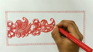 Kumaoni Deli Aipan Design Rani Of Uttarakhand Beautiful Aipan Design 2020