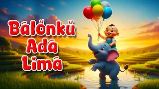 My Balloon Has Five Chickens 🐓 And Elephants Song | Animated Cartoon Children's Songs | Popular I...