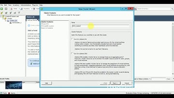 10.Creating and configuring cluster - Vsphere HA and DRS