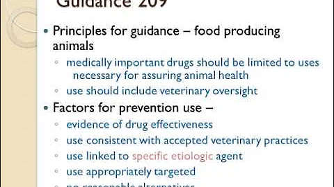 Dr. James McKean - FDA Antimicrobial Update