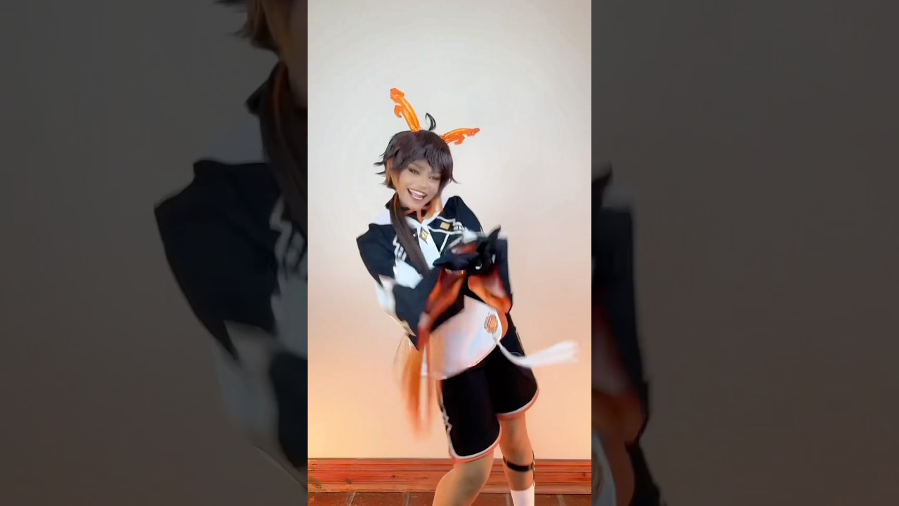 FINALLY DID THE DANCE😤❤️And as Zhongli😌🔥#princesssachiko #sachi_hime96 #zhonglicosplay