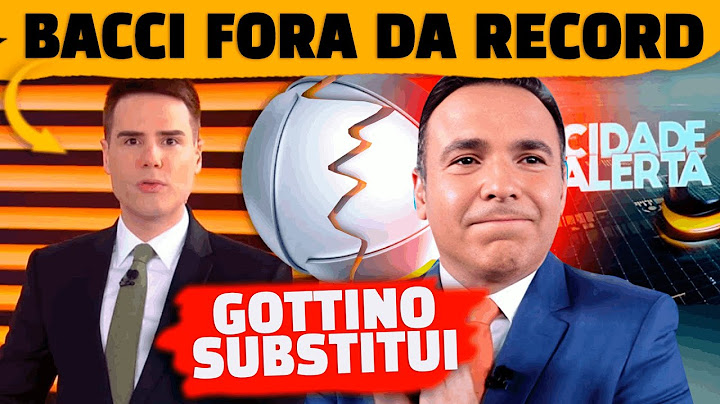 🚨 Luiz Bacci fora da Record? Apresentador pode ser substituído por Gottino no Cidade Alerta