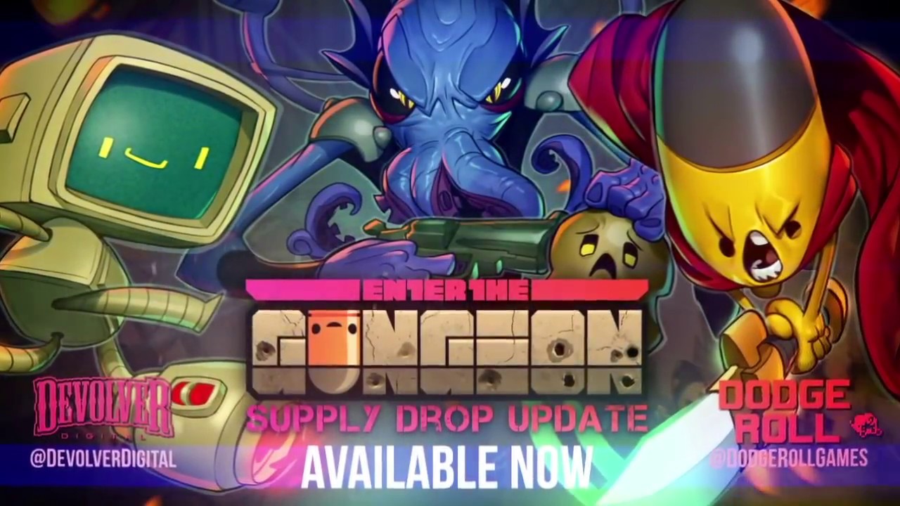Enter the Gungeon Supply Drop Trailer 1080p YouTube