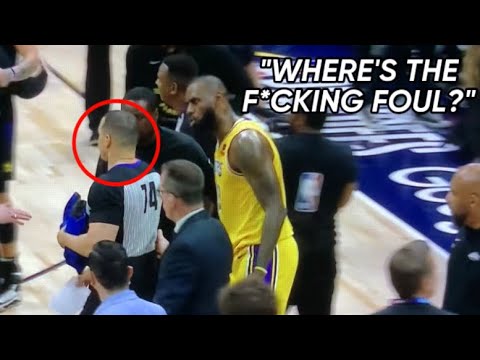 LEAKED Video Of LeBron James Chasing The Refs: “Why Didn’t You Call That Sh*t?”👀