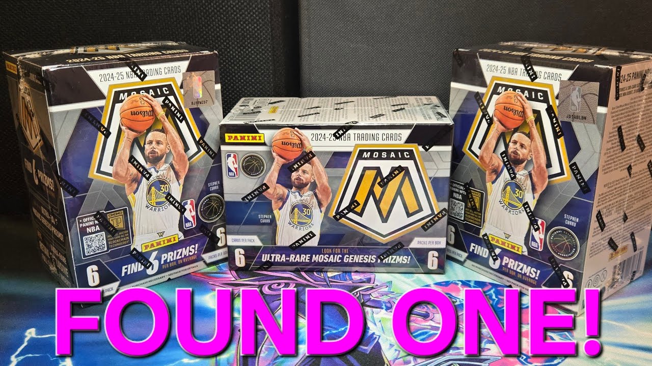 FOUND ONE! | TRIPLE THREAT! | 2024-25 Panini Mosaic NBA Trading Card Blaster Boxes!