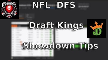 NFL DFS Draft Kings Showdown Tips (Beginners) 2023 Season