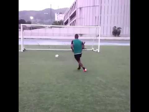 Watch the coolest way to score a penalty.