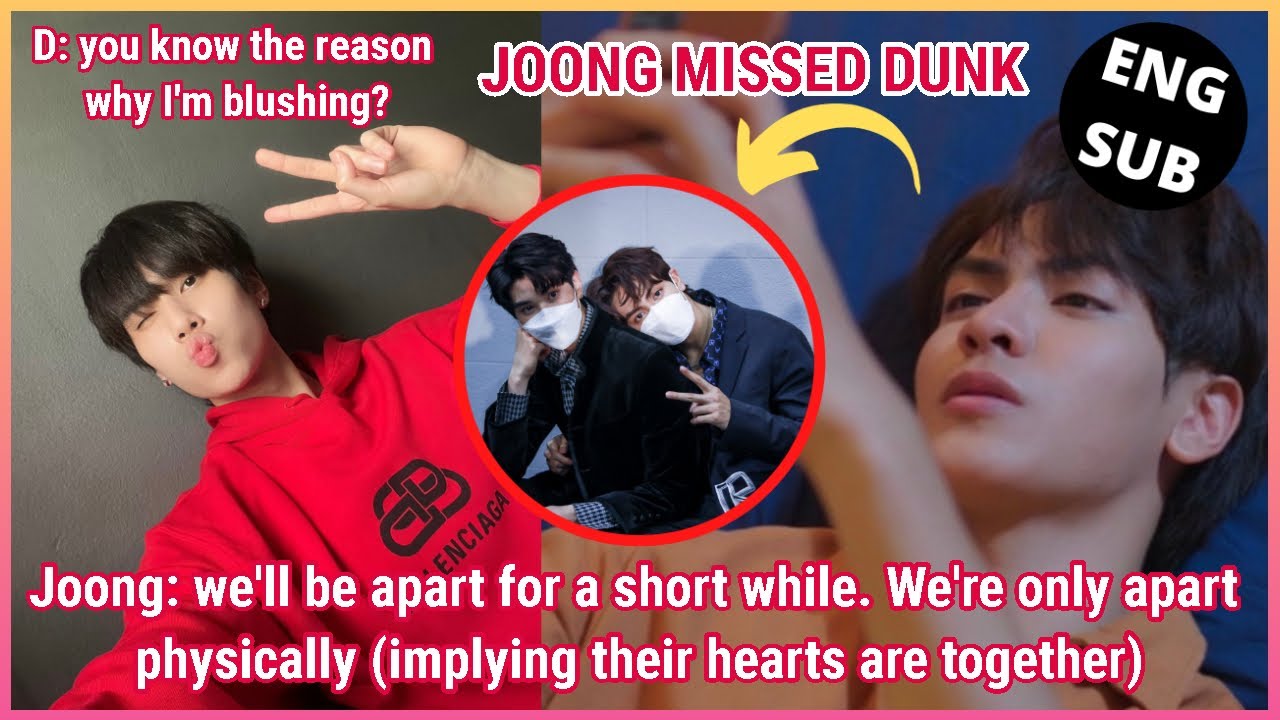 [JoongDunk] Джун был печален, потому что он будет вдали от Дунка какое-то время.